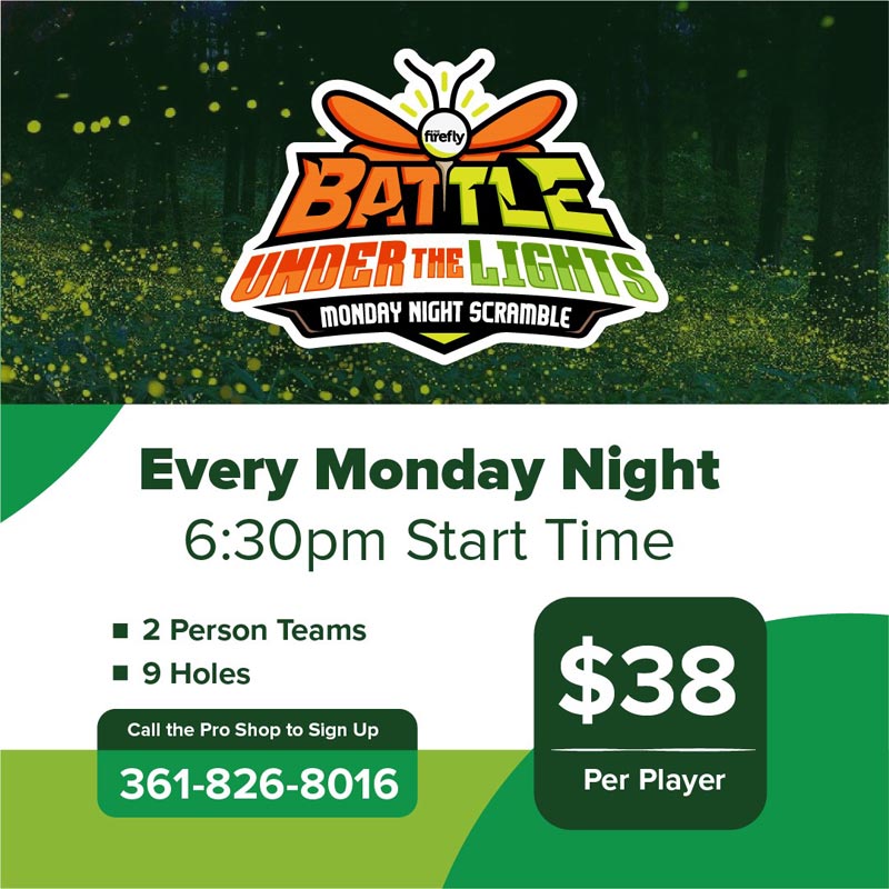 Tag your golf buddy and get ready for a Monday night tradition!